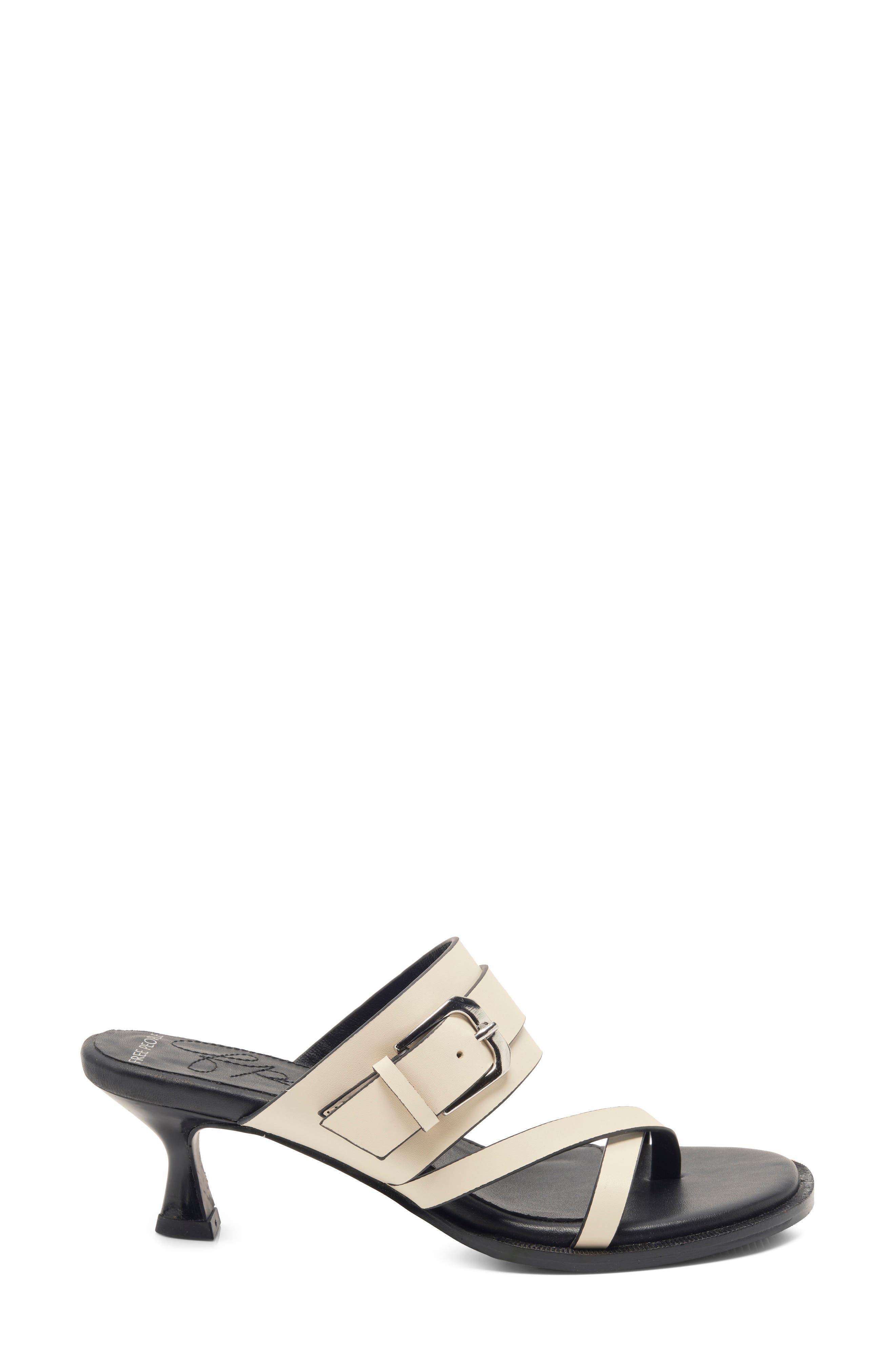 Belted Toe Loop Sandal, Alternate, color, BONE LEATHER