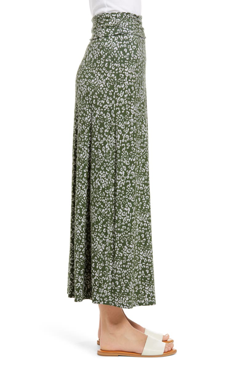 Loveappella Roll Top Maxi Skirt, Alternate, color, 