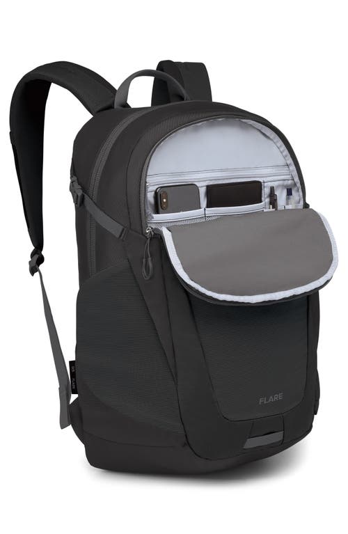Osprey Flare 27-liter Backpack In Black/coal Grey