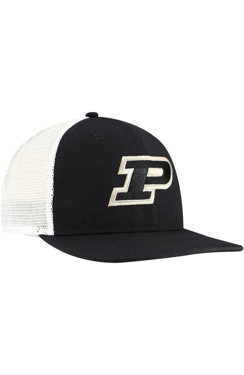 Nike Men's Nike Black Purdue Boilermakers Meshback Snapback Hat, Alternate, color, 