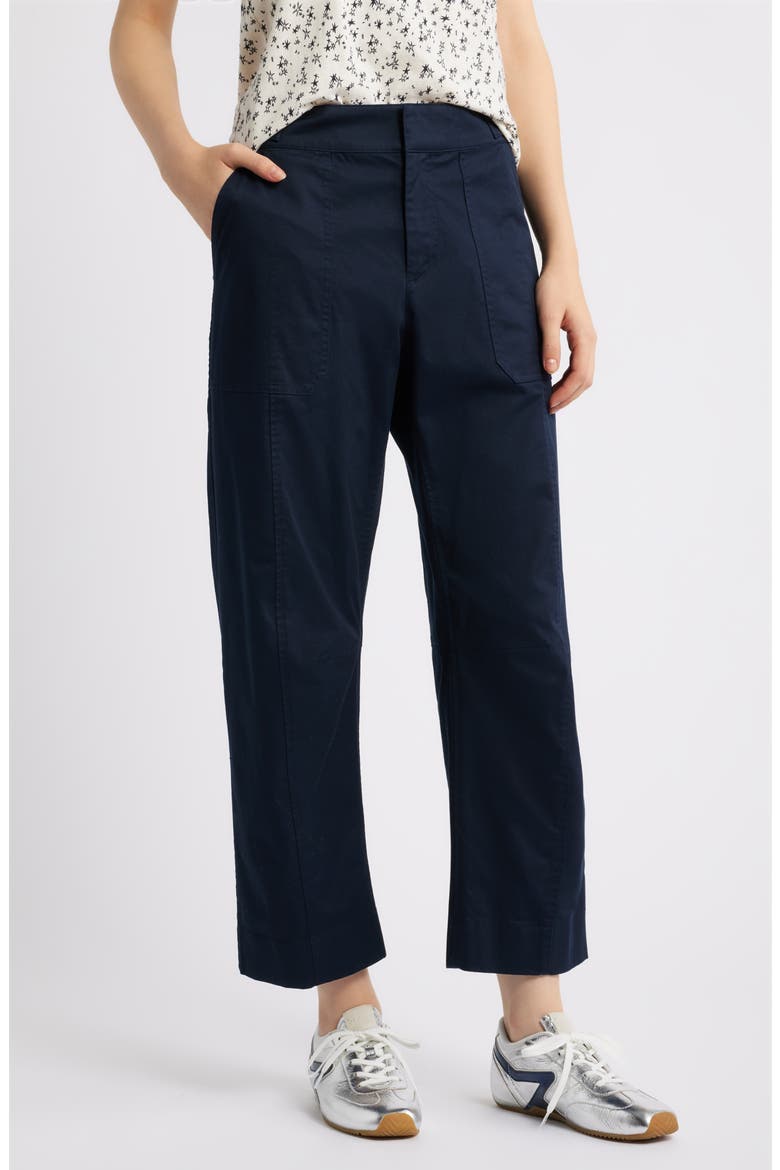 Anita Stretch Cotton Ankle Pants, Main, color, SALUTE