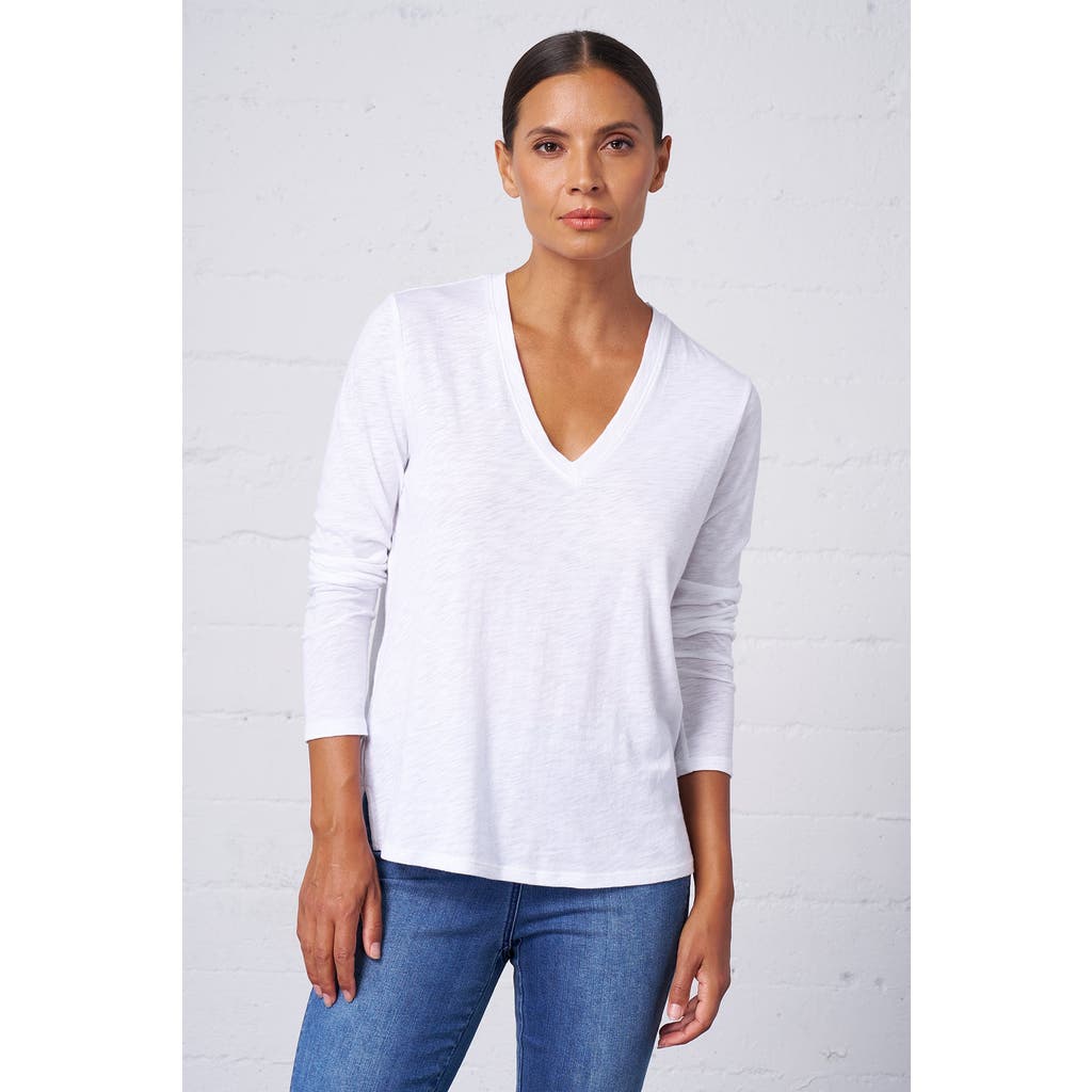 Franne Golde Slub Jersey Long Sleeve Tee
