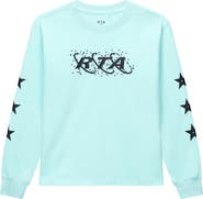 RtA Kids' Hollis Long Sleeve Cotton Graphic T-Shirt
