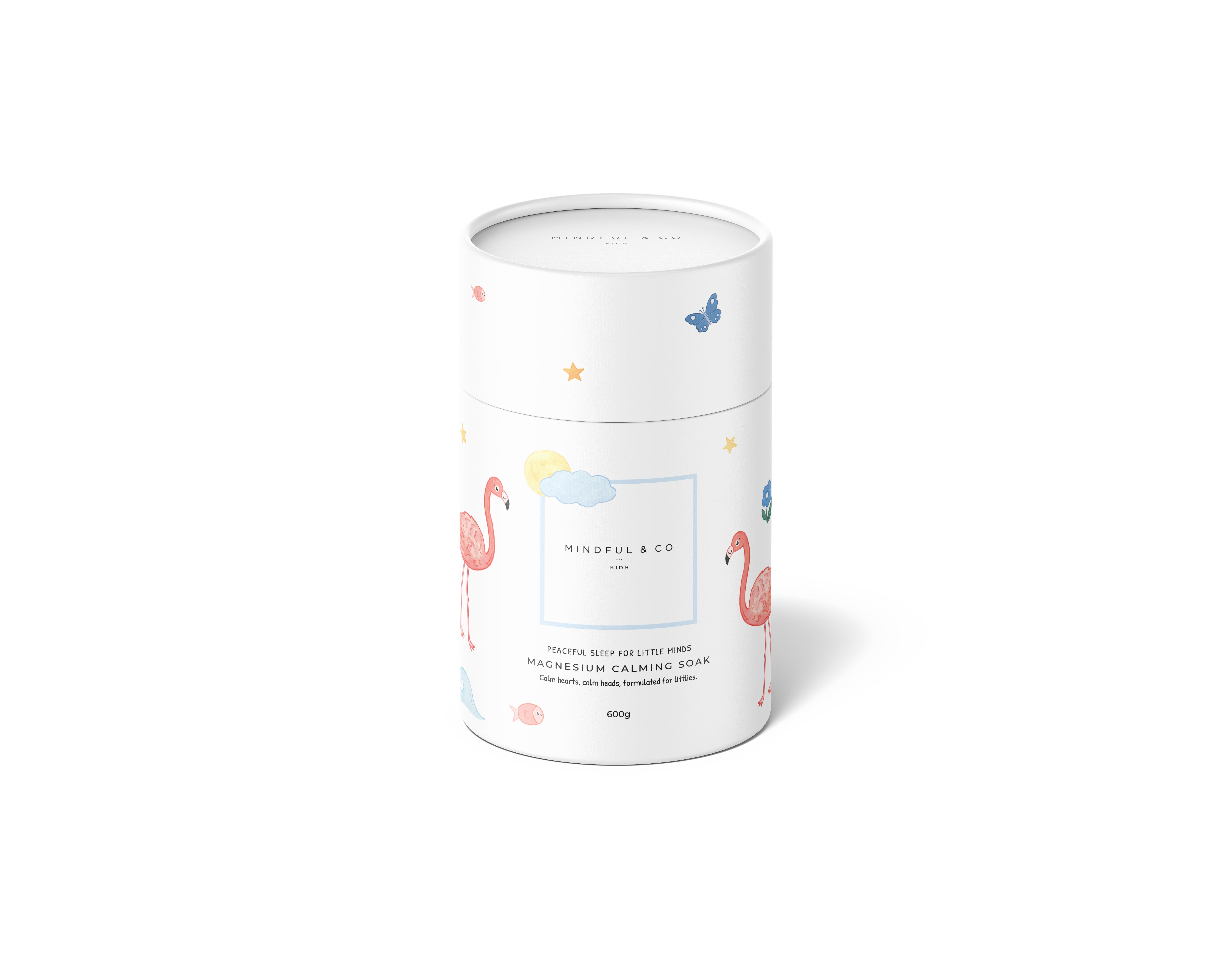 Mindful & Co Kids Magnesium Calming Soak in Himalayan Salt Pink 