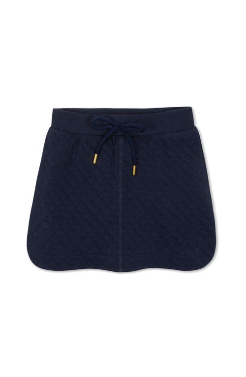 Hope & Henry Kids' Quilted Pull-on Skort In Black