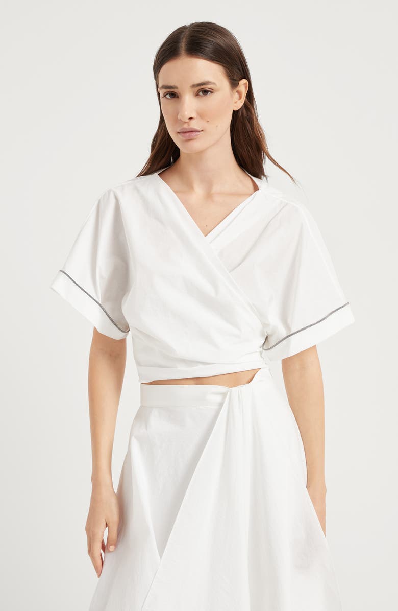 Brunello Cucinelli Top with monili, Alternate, color, 