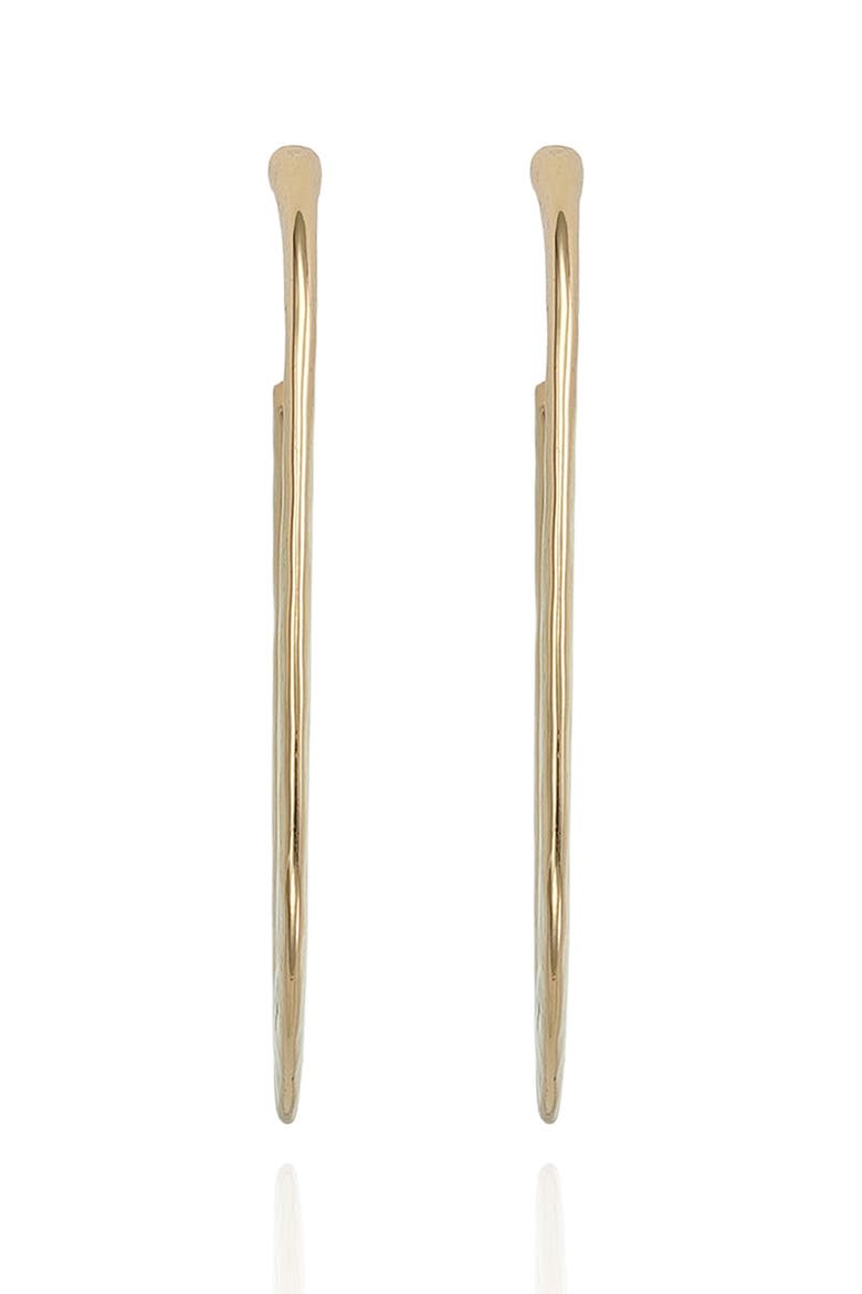 Hammered Geometric Hoop Earrings, Alternate, color, GOLD