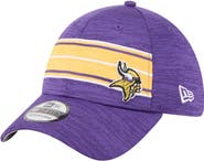 New Era Men's New Era Purple Minnesota Vikings Stripes 39THIRTY Flex Hat