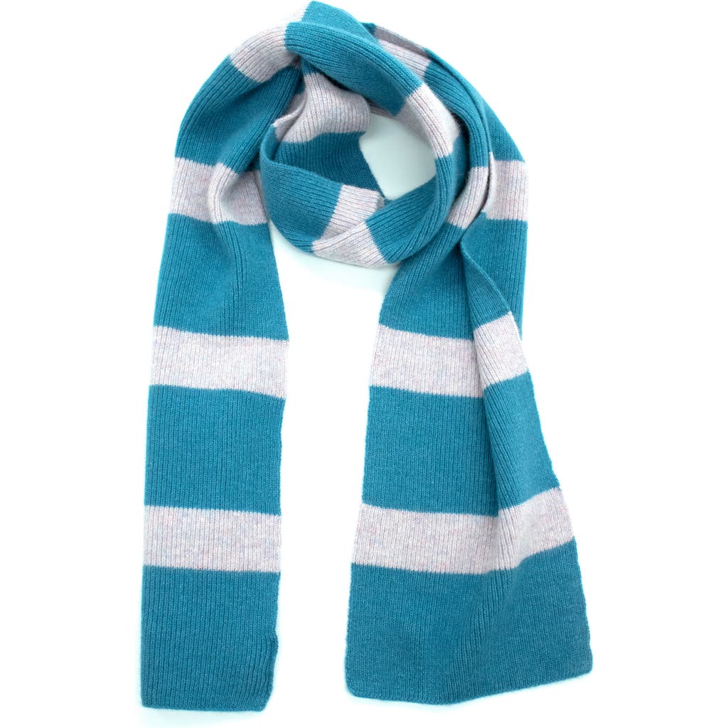 Portolano Stripe Scarf In Blue