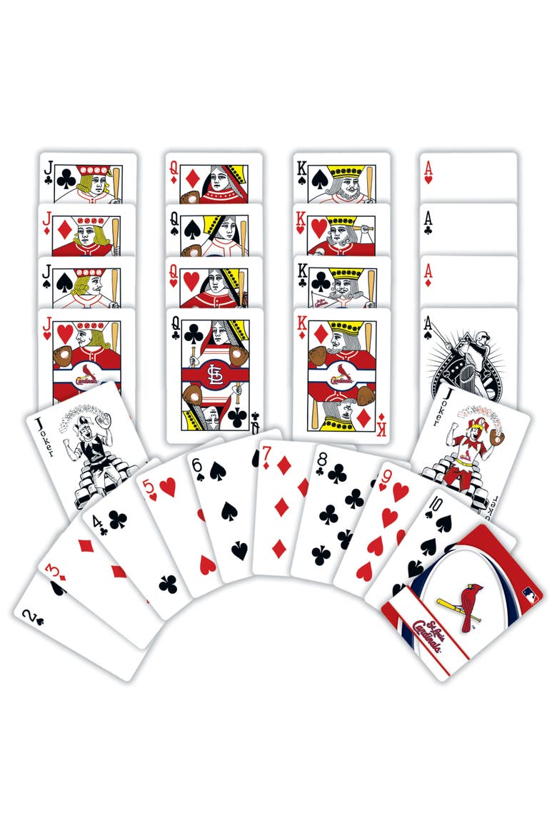 St. Louis Cardinals Playing Cards, Alternate, color, Multicolor