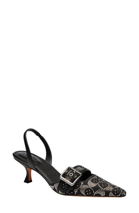 Margot Crystal Slingback Pump