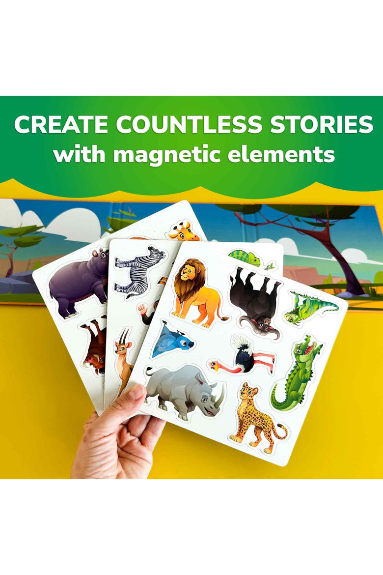 Magnetic Kids Jigsaw Puzzles - Fun 20+ Piece Game, Alternate, color, Africa