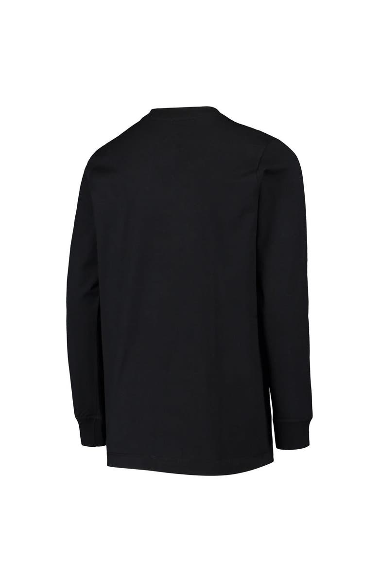 Nike Youth Nike Black Ohio State Buckeyes Arch & Logo 2-Hit Long Sleeve T-Shirt, Alternate, color, Black