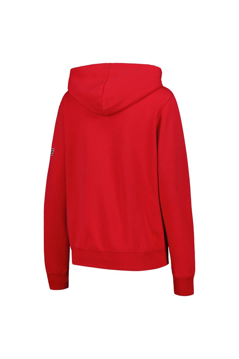 Women's Stadium Athletic Red NC State Wolfpack Big Logo Pullover Hoodie, Alternate, color, Red