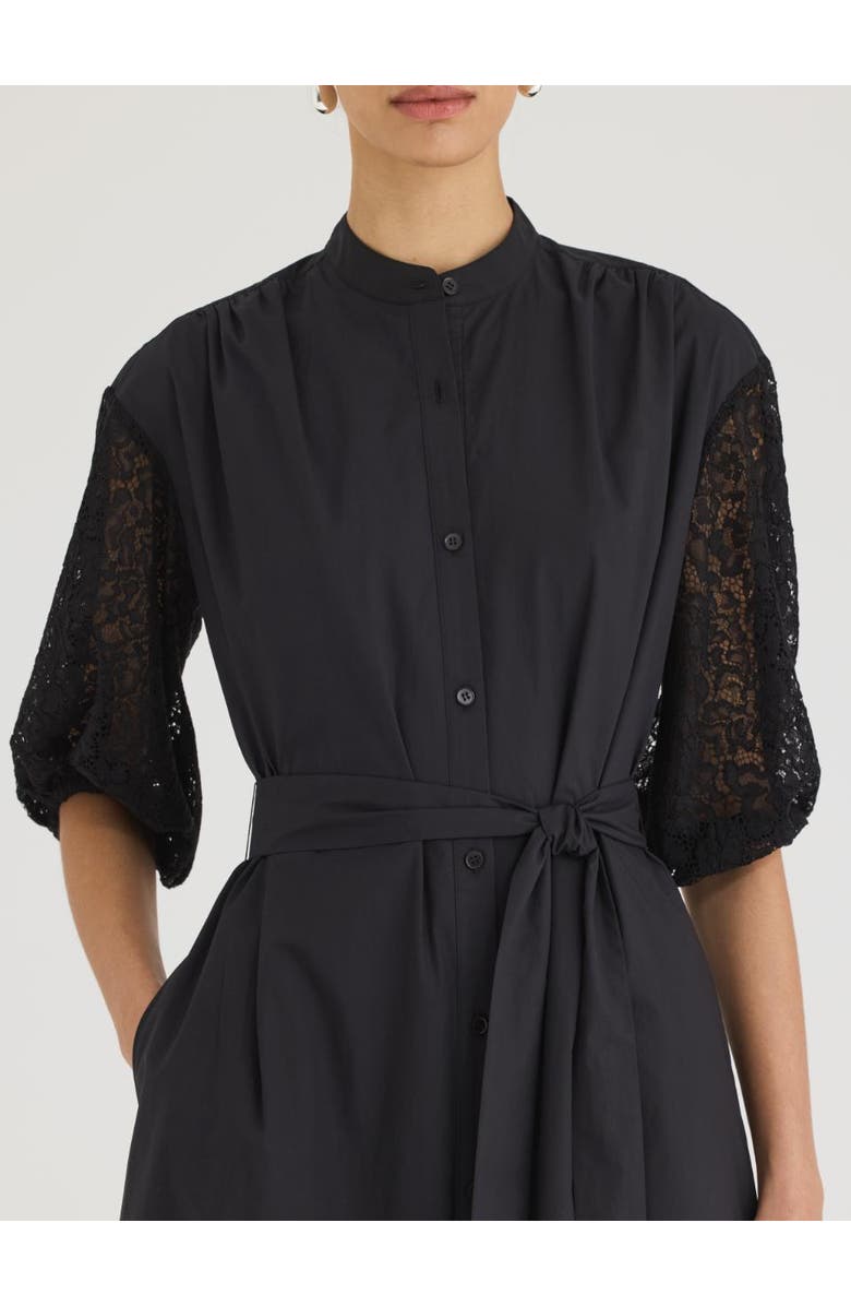 Rebecca Taylor Idun Dress, Alternate, color, Black