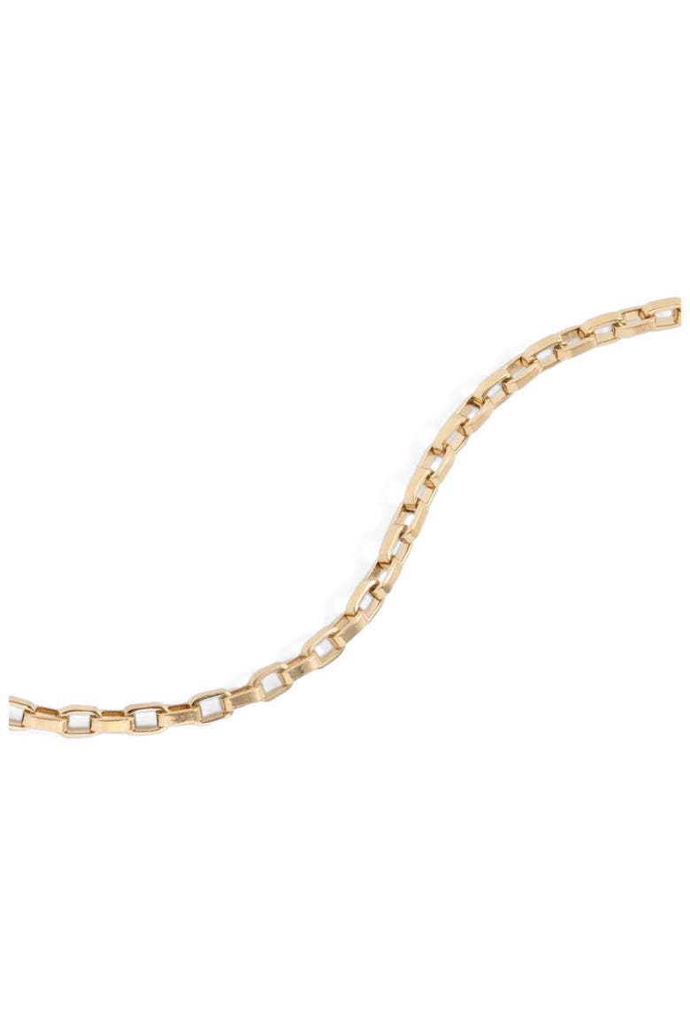 Everyday Box Link Chain Bracelet, Alternate, color, Gold