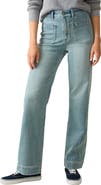 Faherty Stretch Terry Wide Leg Pants