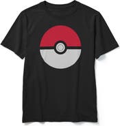POKEMON Boy's Pokemon Pokeball Icon Graphic T-Shirt