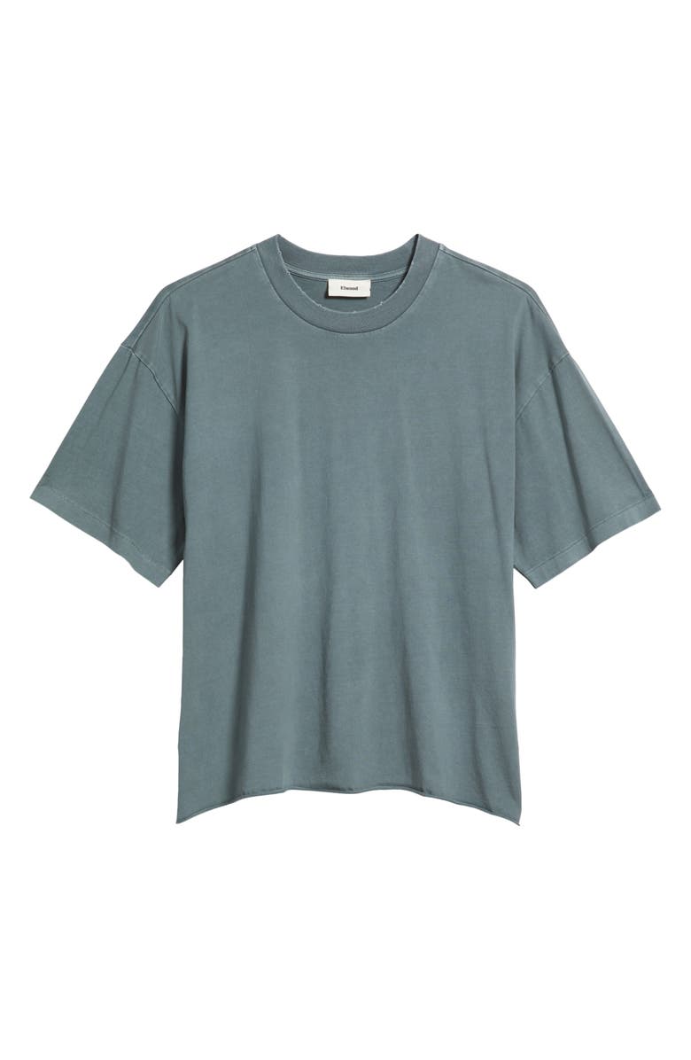Elwood Core Oversize Crop Cotton T-Shirt, Alternate, color, Vintage Slate
