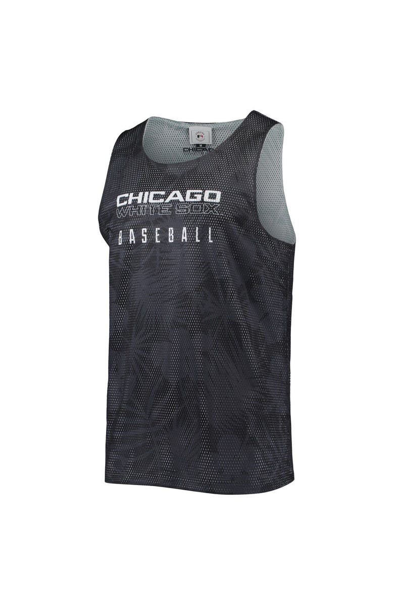 FOCO Men's FOCO Black Chicago White Sox Floral Reversible Mesh Tank Top, Alternate, color, Black