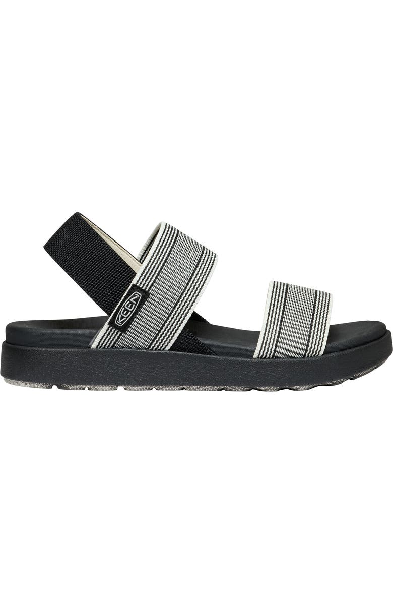 KEEN Elle Backstrap Sandal, Alternate, color, Black/ Star White