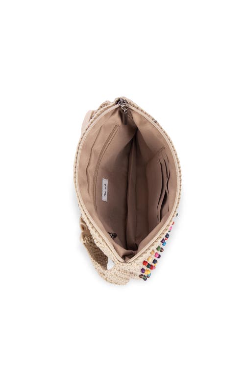 The Sak Caraway Small Belt Bag In Ecru Multi Beads
