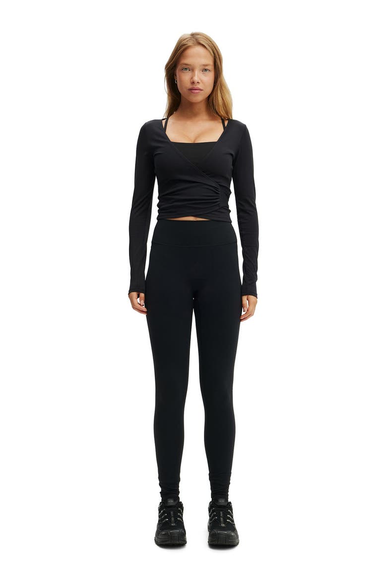 Women's Active Ultra Luxe Invisible Scrunch Tight, Alternate, color, Black