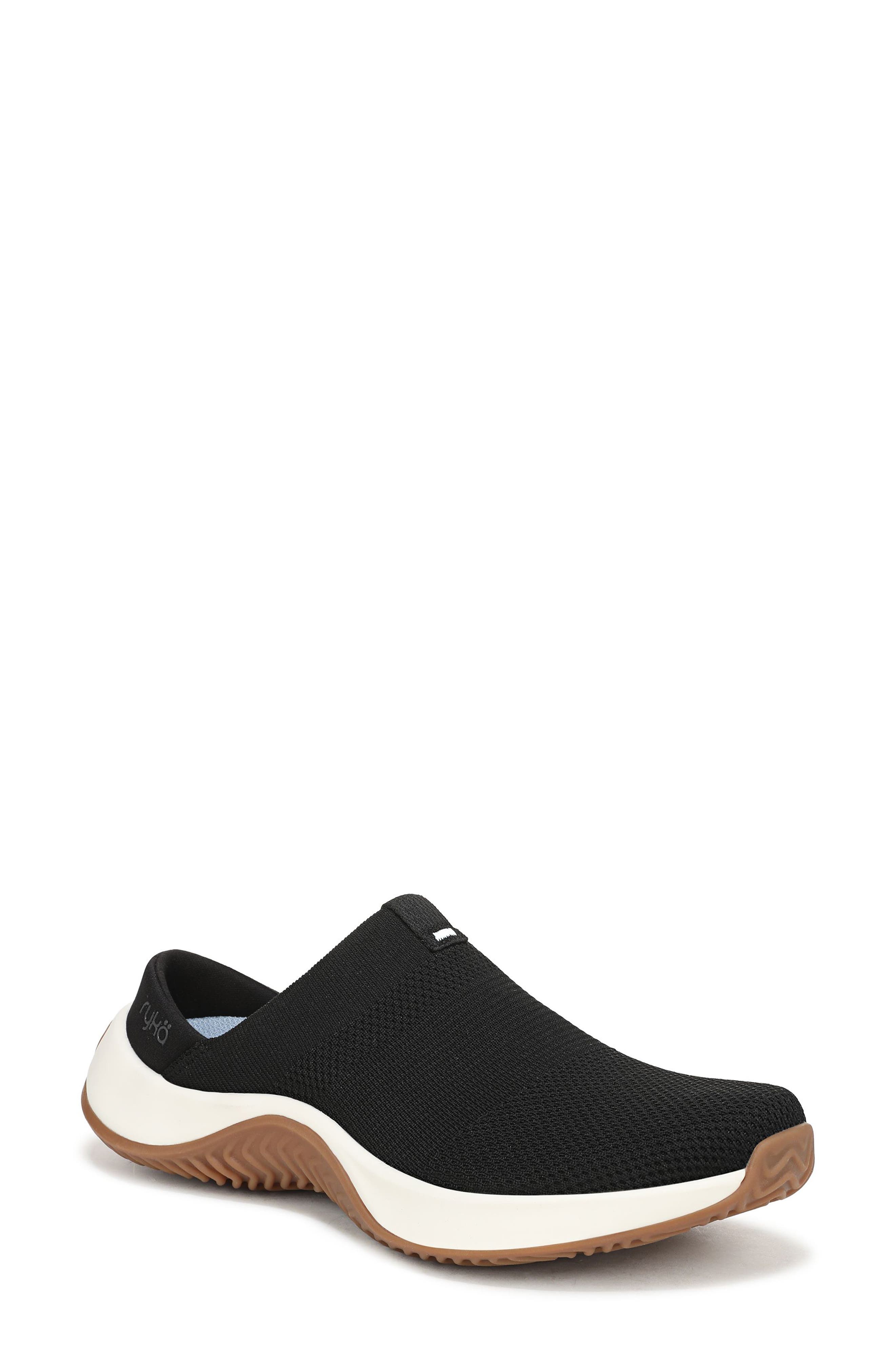Rykä Encore Knit Mule, Main, color, Black
