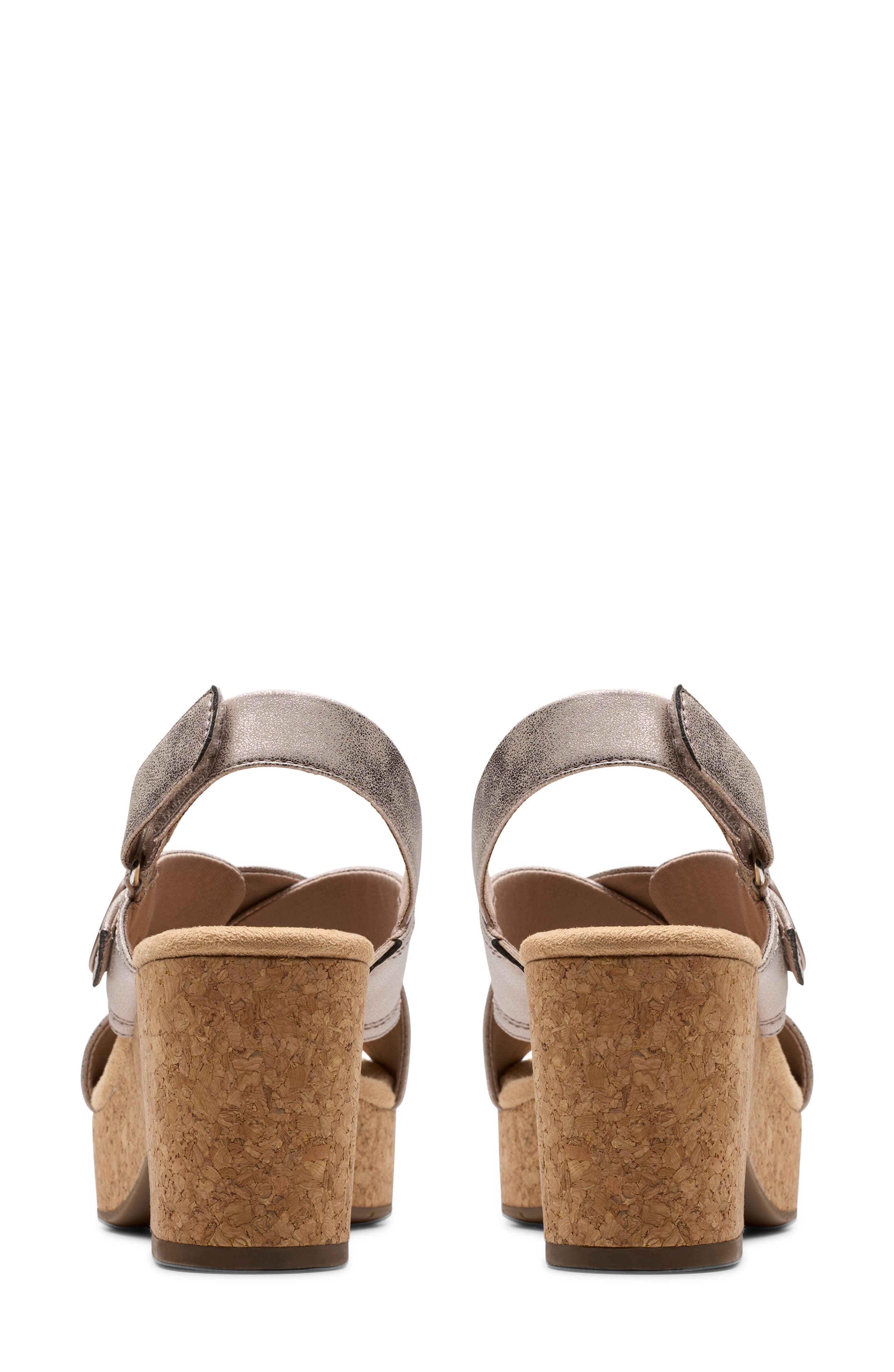 Clarks<sup>®</sup> Nerisa Pace Slingback Sandal, Alternate, color, Metallic