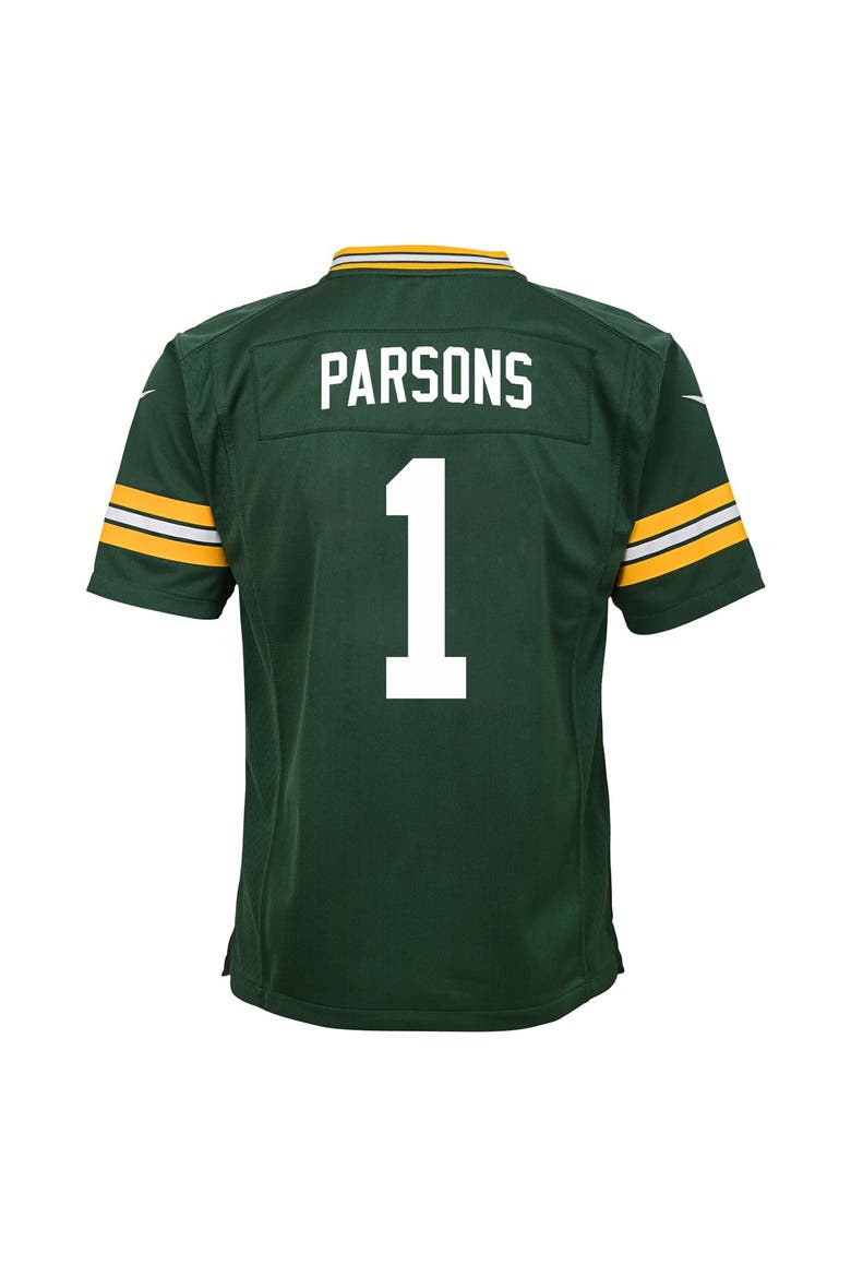 Toddler Nike Micah Parsons Green Green Bay Packers Team Game Jersey, Alternate, color, Green