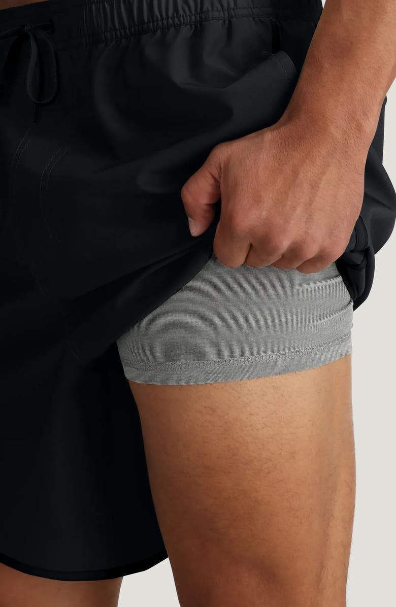 Free Fly Downshore Swim Trunks, Alternate, color, Black