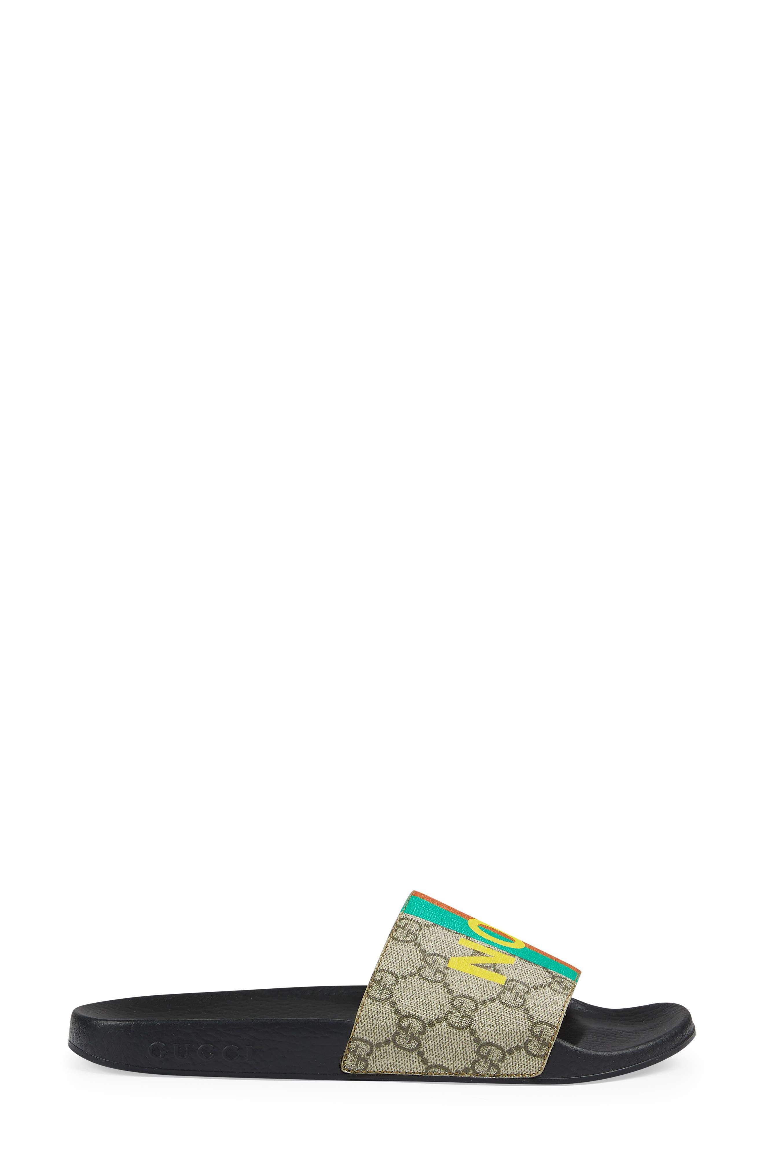 Gucci Pursuit Fake/Not Slide Sandal, Alternate, color, 