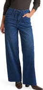 Universal Standard Rhiannon High Waist Drawstring Bootcut Jeans