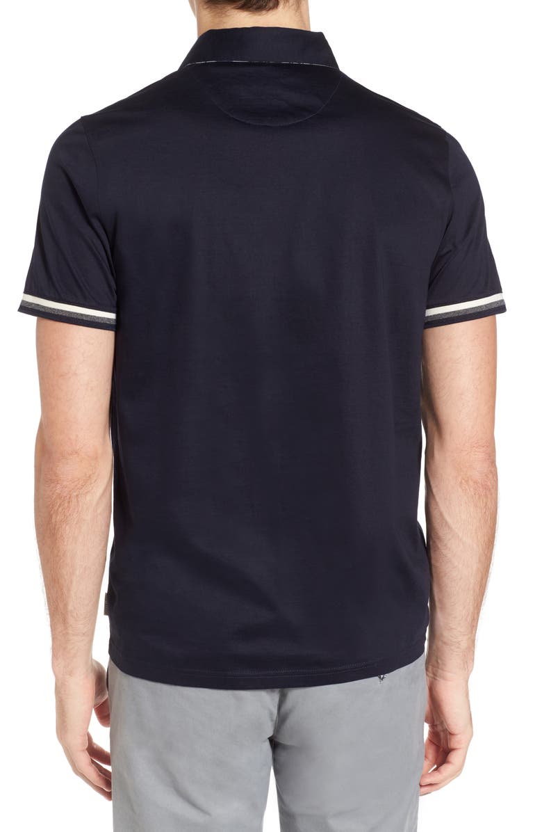 Ted Baker London Puggle Trim Fit Polo, Alternate, color, 