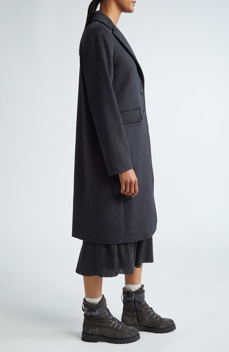 Eleventy Virgin Wool Long Coat, Alternate, color,
