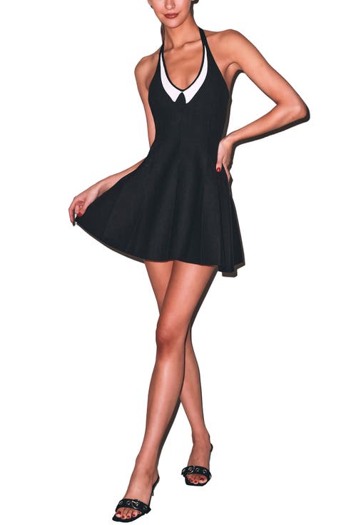 Collier Flared Corset Dress