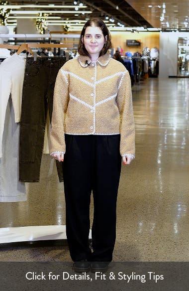 UGG® Ellison Whipstitch Detail Jacket | Nordstrom UGG® Ellison Whipstitch Detail Jacket | Nordstrom