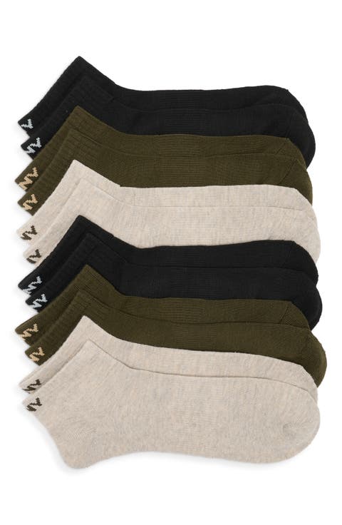 6-Pack Quarter Crew Socks