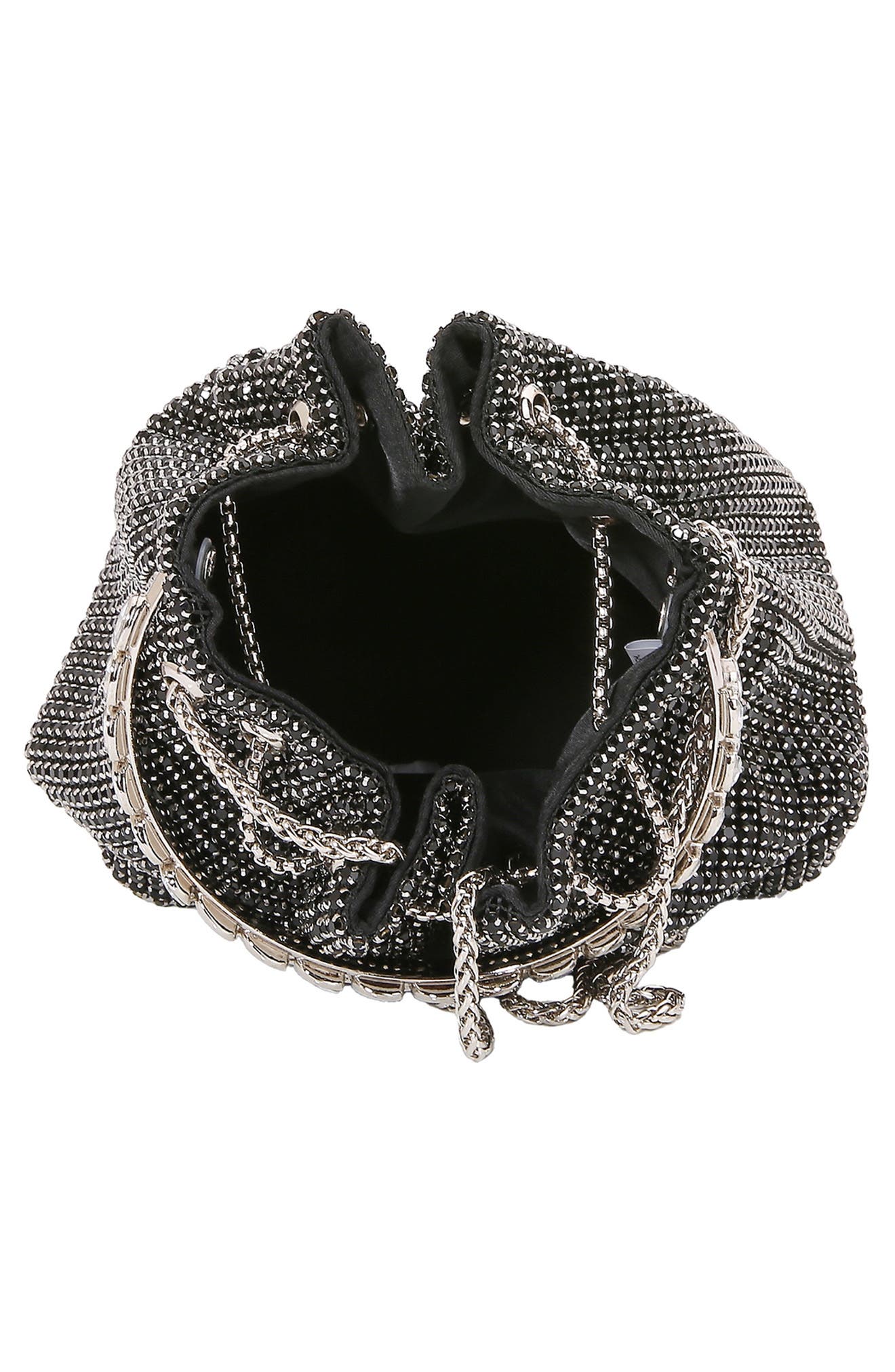 BERNESS Rhinestone Ring Handle Bag, Alternate, color, 