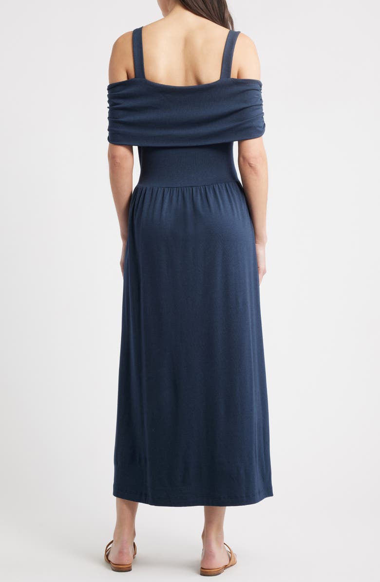 Nation LTD Tamaira Flounce Sleeveless Maxi Dress, Alternate, color, Night Sky