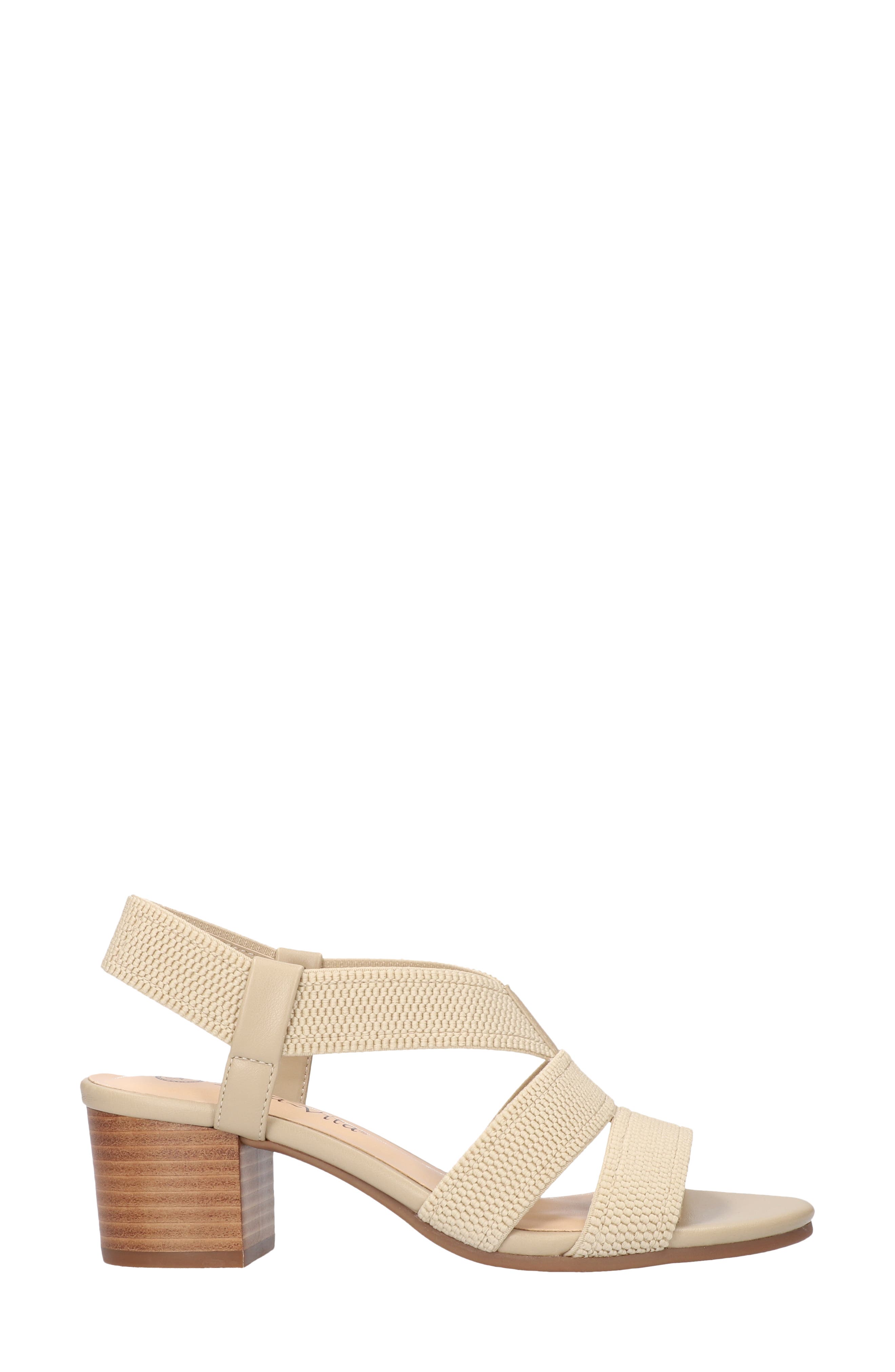 Jodi Sandal, Alternate, color, NATURAL FABRIC