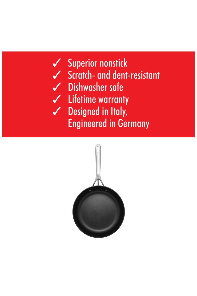 Motion Hard Anodized Nonstick 10-Inch Fry Pan, Alternate, color, MATTE BLACK