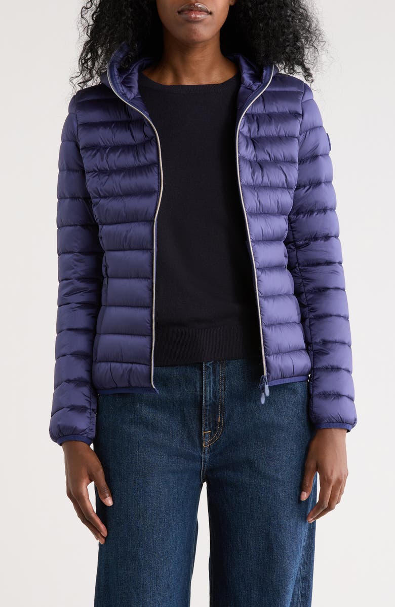 Save The Duck Ollie Puffer Jacket, Alternate, color, Navy Blue