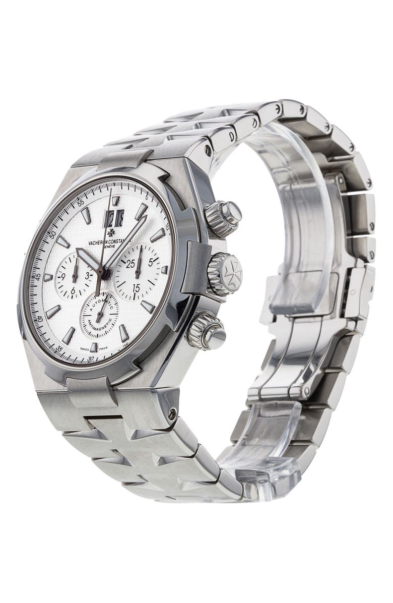 Watchfinder & Co. Vacheron Constantin Preowned Overseas Chronograph Bracelet Watch, 42mm, Alternate, color, 