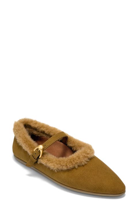 Petra Faux Shearling Mary Jane