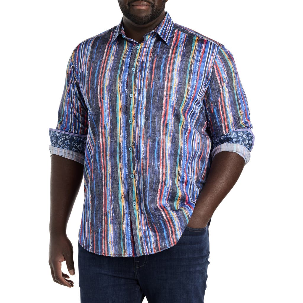 Robert Graham Big & Tall Baja Sport Shirt In Multi