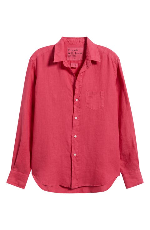 Relaxed Linen Button-Up Shirt