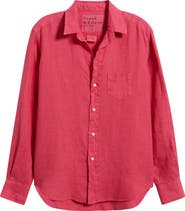 Frank & Eileen Relaxed Linen Button-Up Shirt