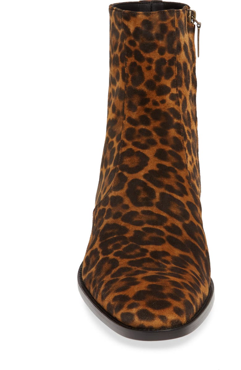 Saint Laurent Wyatt Zip Boot, Alternate, color,