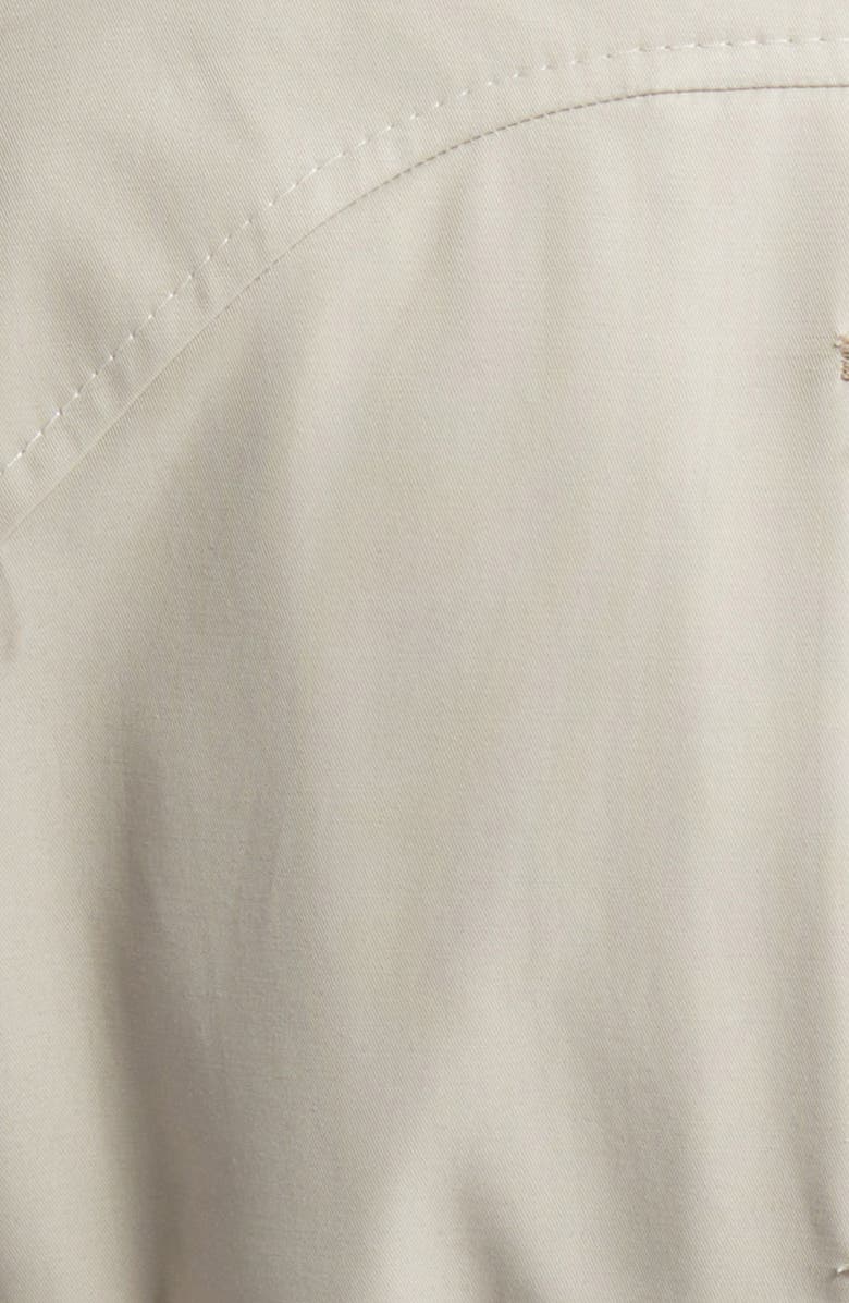 Via Spiga Water Repellent Back Button Trench Coat, Alternate, color, 